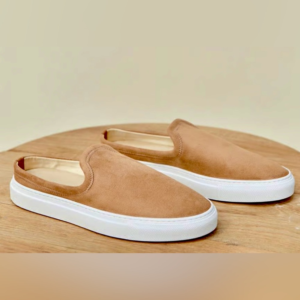 Jenni Kayne Tan Suede Loafers